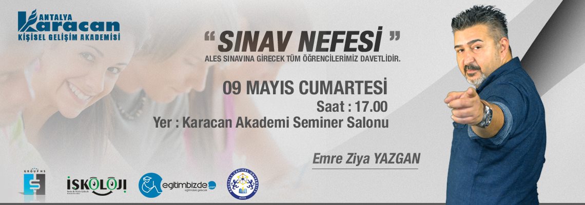 Emre Ziya YAZGAN ile Sınav Nefesi Semineri